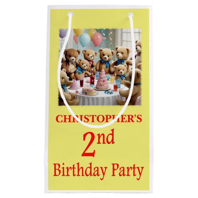 2:a födelsedagen Party Nalle Party (Framsidan)