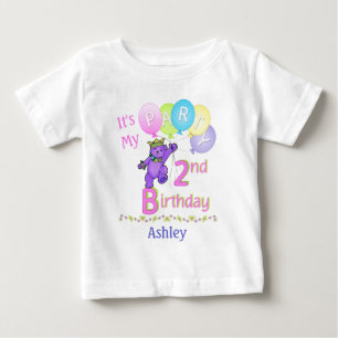 2:a födelsedagen Party-pepparburgare T-shirt