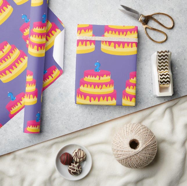 2:a födelsedagens Rosa - kummel Presentpapper (Hantverk)