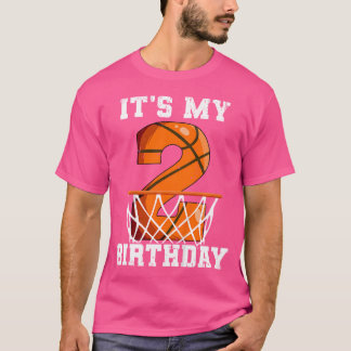 2:a födelsedagsbasketboll t shirt