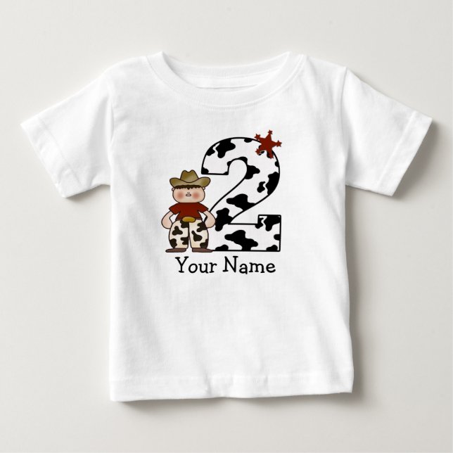 2:a födelsedagsdagen t-shirt (Framsida)