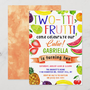 2:a födelsedagsinbjudan, 2:a franti inbjudningar