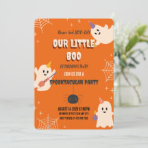 2:a födelsedagsinbjudan Halloween