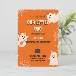 2:a födelsedagsinbjudan Halloween Inbjudningar