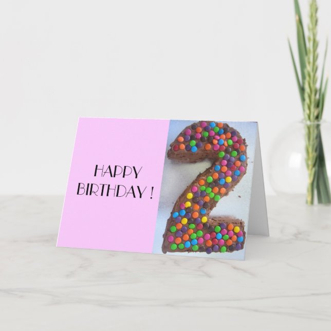 2:a födelsedagskalkårens rosa kort (Framsida)