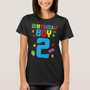 2:a födelsedagspojken 2, två år byggd t shirt