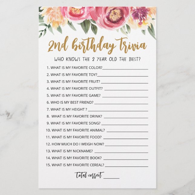 2:a födelsedagspresenten - redigerbart spel (Framsida)