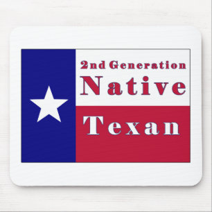 2:a Generation Native Texan Flagga Musmatta