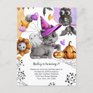 2:a Halloween-födelsedagsfirandet Vykort