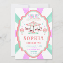 2:a inbjudan till födelsedagscirkus