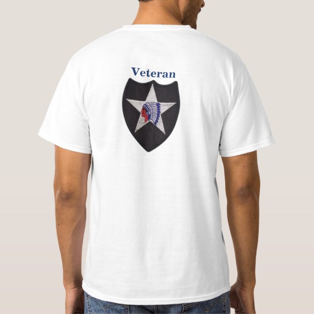 2:a infanteridivisionen 2:a identifieringsmärket t-shirt (Baksida)