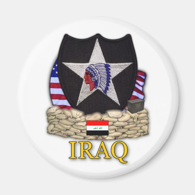 2:a infanteridivisionen iraq krig veterans Magnet (Framsidan)