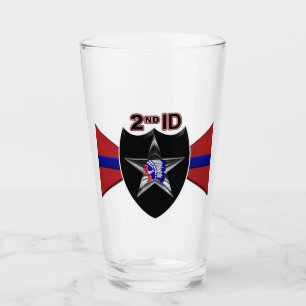 2:a infanteridivisionen Speciell design Glass Kopp