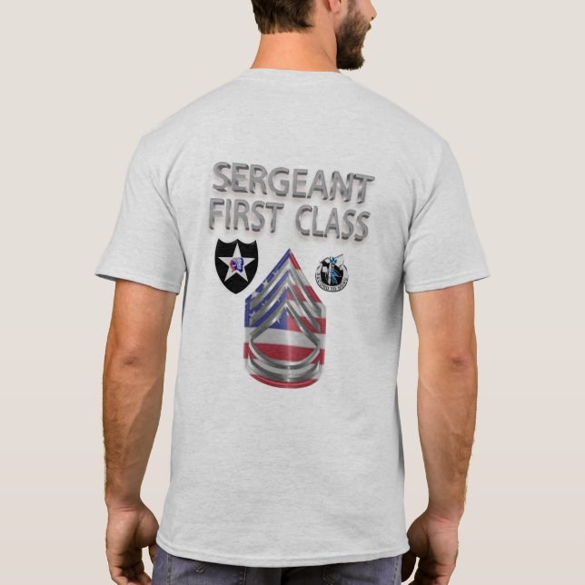 2:a infanteridivisionens första klass t shirt (Baksida)