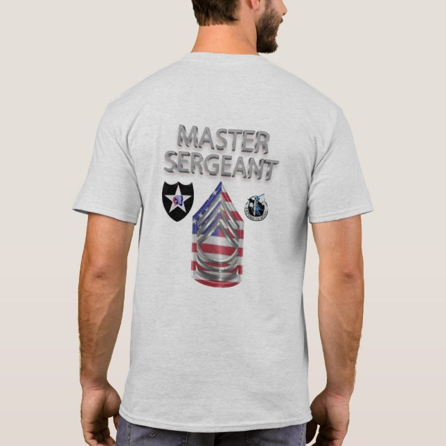 2:a infanteridivisionens kapten t shirt (Baksida)