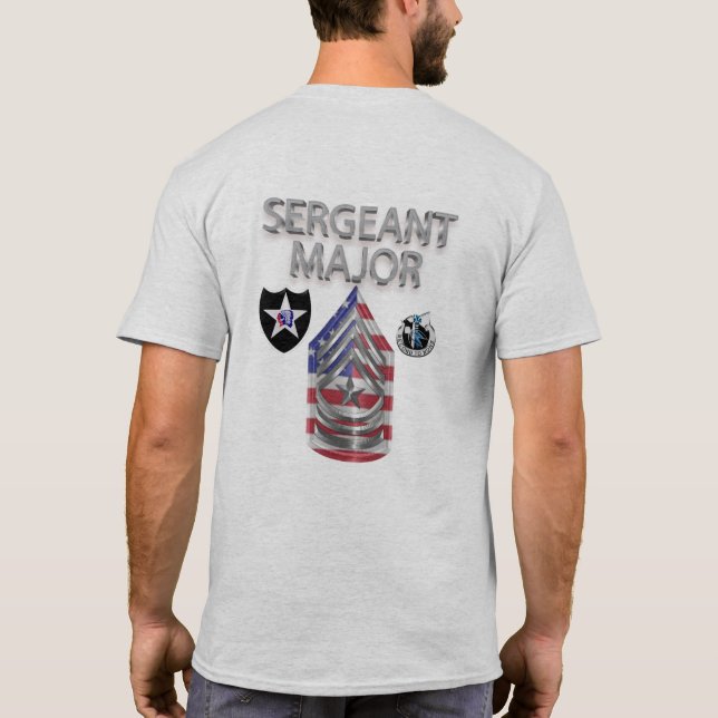2:a infanteridivisionens sergeant t shirt (Baksida)