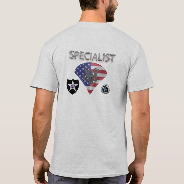 2:a infanteridivisionens specialist t shirt (Baksida)
