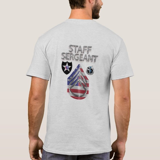 2:a infanterienhetsergeant t shirt (Baksida)