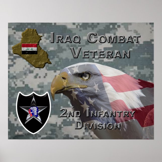 2:a infanteriet i Irak - Veteran Poster (Framsidan)