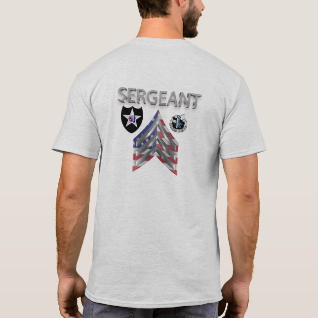 2:a Infantry-inspektören T Shirt (Baksida)