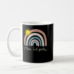 2:a Klass av teamet preK Squad Crew Teacher Rainbo Kaffemugg