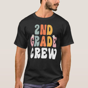 2:a Klass-besättningen Retro Groovy-lärare Lycklig T Shirt