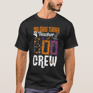 2:a Klass Boo Crew Teacher Student Halloween-kostn T Shirt