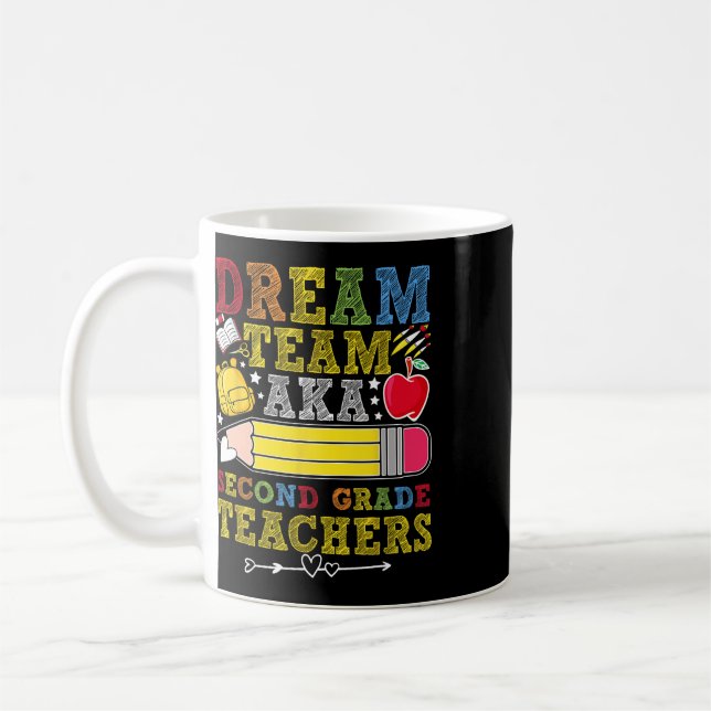2:a klass dröm lag lärare andra klass lärare kaffemugg (Vänster)