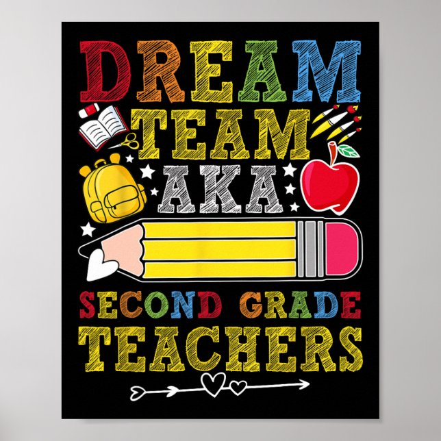 2:a klass dröm lag lärare andra klass lärare poster (Framsidan)