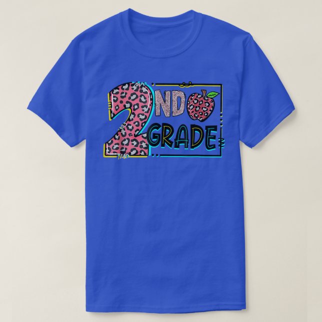 2:a Klass förra skoldagen andra Klass tillbaka til T Shirt (Design framsida)