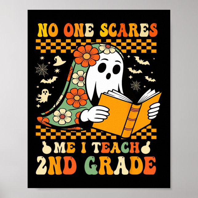 2:a Klass Halloween Lärarutbildning andra Klass Poster (Framsidan)