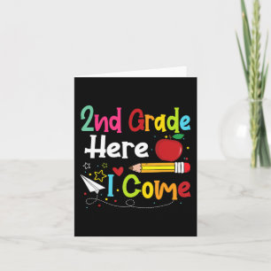2:a Klass I Kom Lärare Back to school Boys Kort