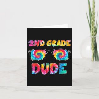 2:a Klass-killen Tie Dye Back to school Student Bo Kort