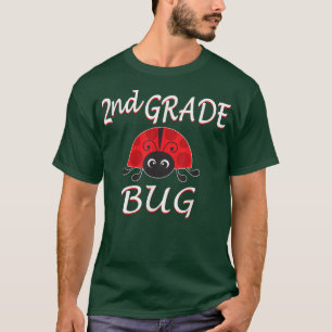 2:a Klass Kryp Ley Ladybug andra Klass tillbaka ti T Shirt