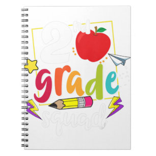 2:a Klass-kvadratroten, andra Back to school-grade Anteckningsbok
