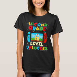 2:a klass nivå upplåst video gamer pojke barn Ck T Shirt