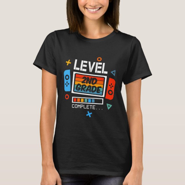 2:a Klass-nivån, avslutad förra dagen, skolvideo T Shirt (Framsida)