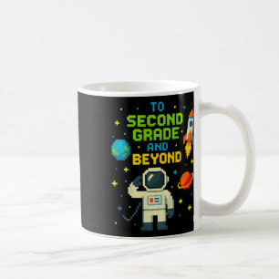 2:a Klass och bortom Astronaut Space Boys Gamer Fi Kaffemugg