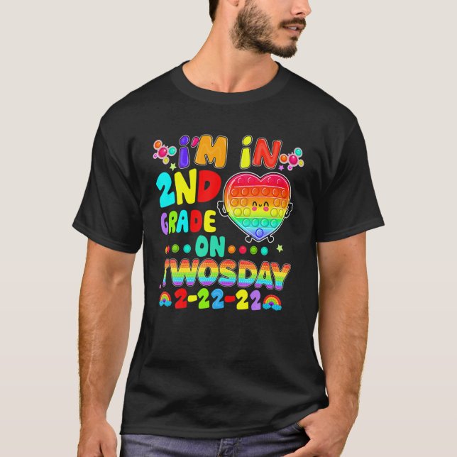 2:a Klass på tisdag 2222022 Tisdag februari T Shirt (Framsida)