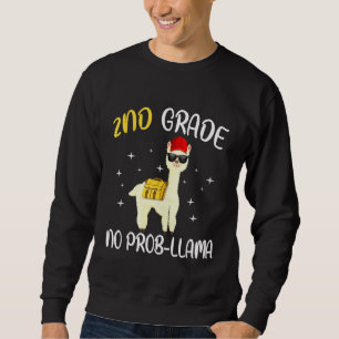 2:a Klass: Prob Llama Back to school Lång Ärmad Tröja
