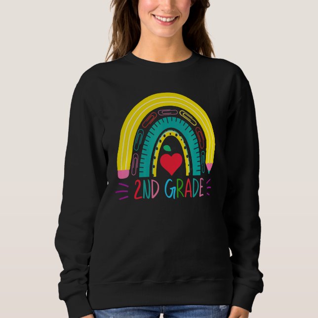 2:a Klass-regnbågen andra Klass-torget tillbaka ti T Shirt (Framsida)