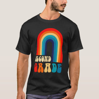 2:a klass regnbågsflicka pojkar lärare hej andra k t shirt