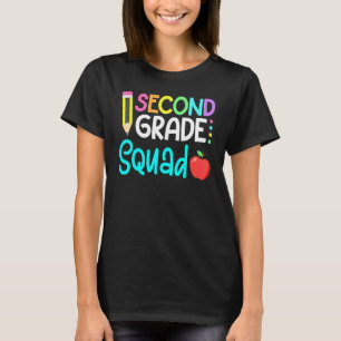 2:a Klass Squad Team Crew Back School Studenten T Shirt