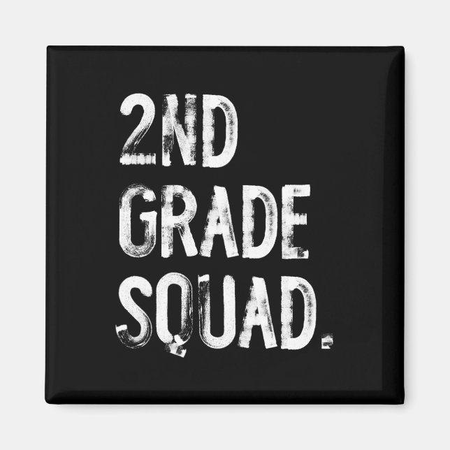 2:a klass squad tillbaka till skolan elev lärare magnet (Framsidan)