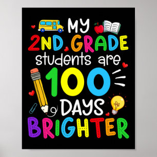 2:a Klass-Studenter är 100 dagar ljusare 100 dagar Poster