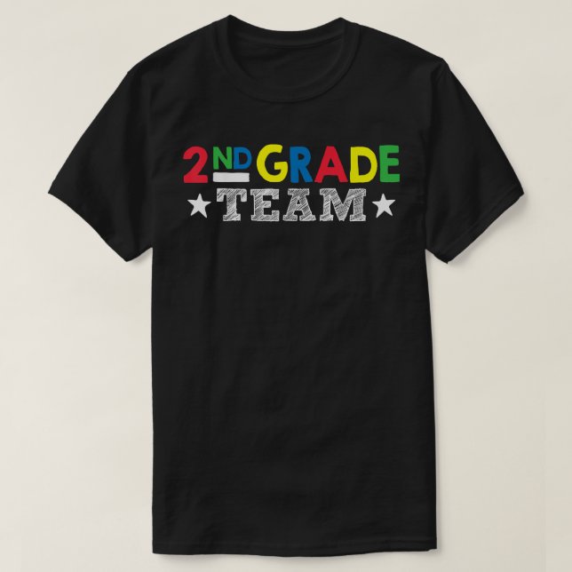 2:a Klass-teamet Matcha Back to school Learning St T Shirt (Design framsida)