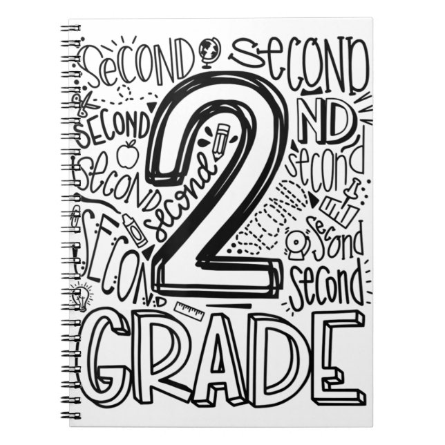 2:a Klass-typografigruppen andra Klass tillbaka ti Anteckningsbok (Framsidan)