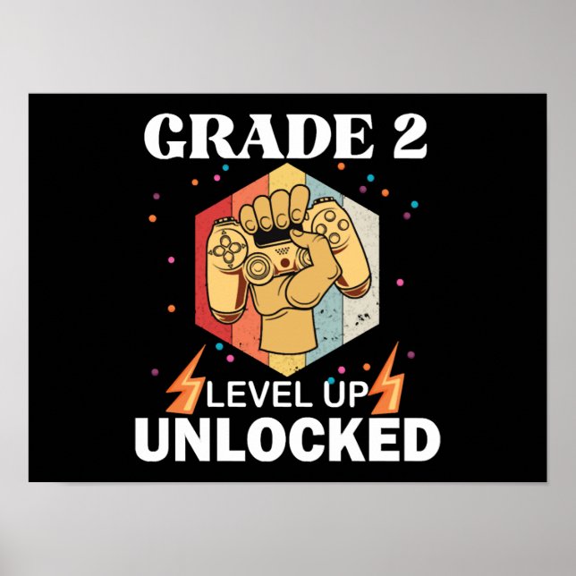 2:a Klass upplåst Back to school först Poster (Framsidan)