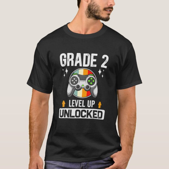 2:a Klass-upplåsta nivån Back to school andra T Shirt (Framsida)