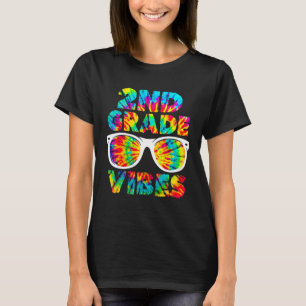 2:a klass vibbar Tie Dye solglasögon tillbaka till T Shirt